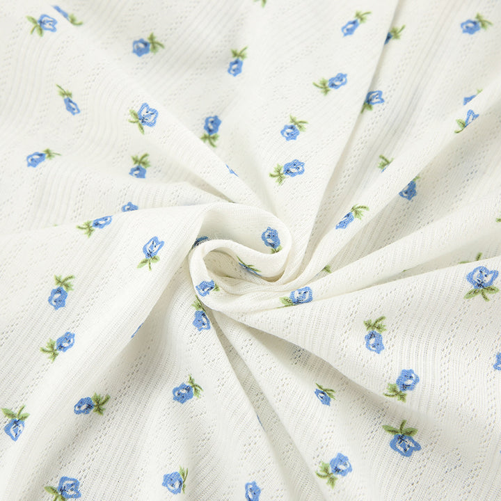 Dame Pyjamasæt med fine blomster mønstre og komfortabel pasform Stilla