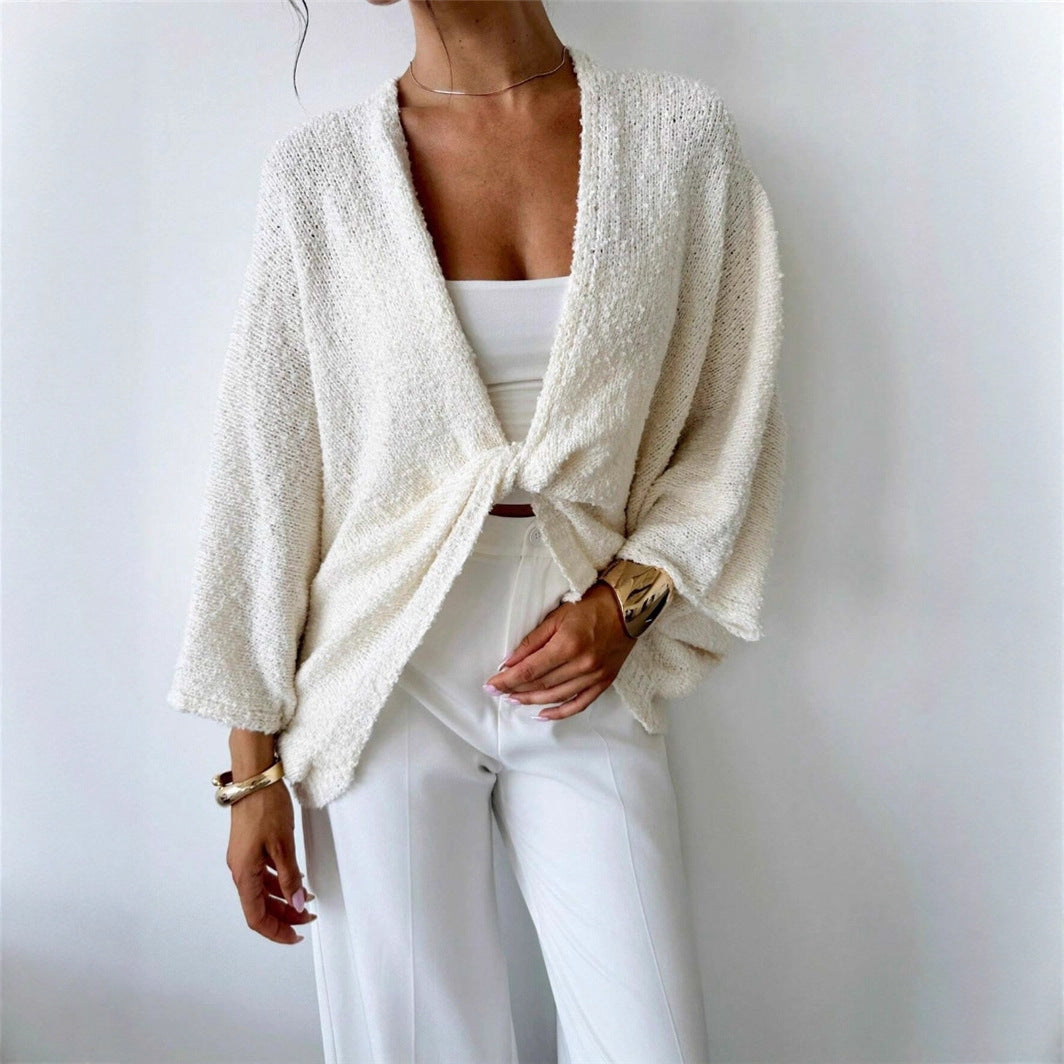 Kvinder Kimono Jakke med Bred Snit og Casual Elegance Stilla
