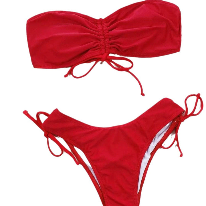 Dame Bandeau-stil justerbar bikini-sæt Stilla
