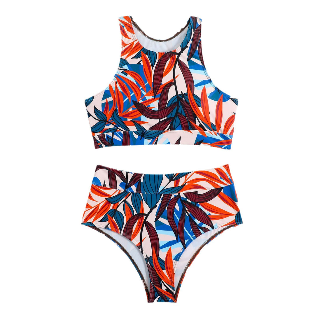 Dame Sport Bikini Sæt med høj talje Stilla