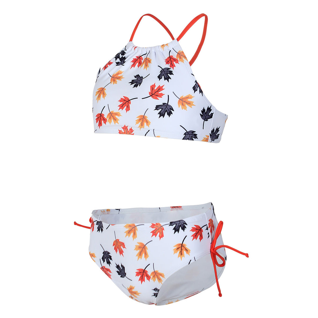 Dame bikini-sæt med justerbare stropper og blomstermønster Stilla