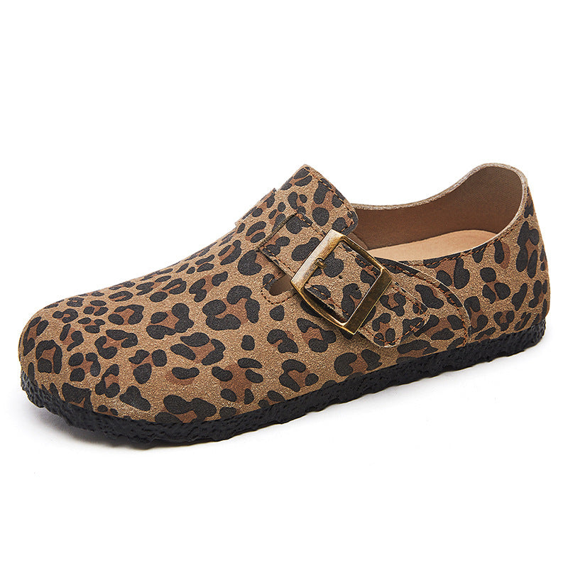 Dame Bekvemme Clogs med moderne Leopardmønster Stilla