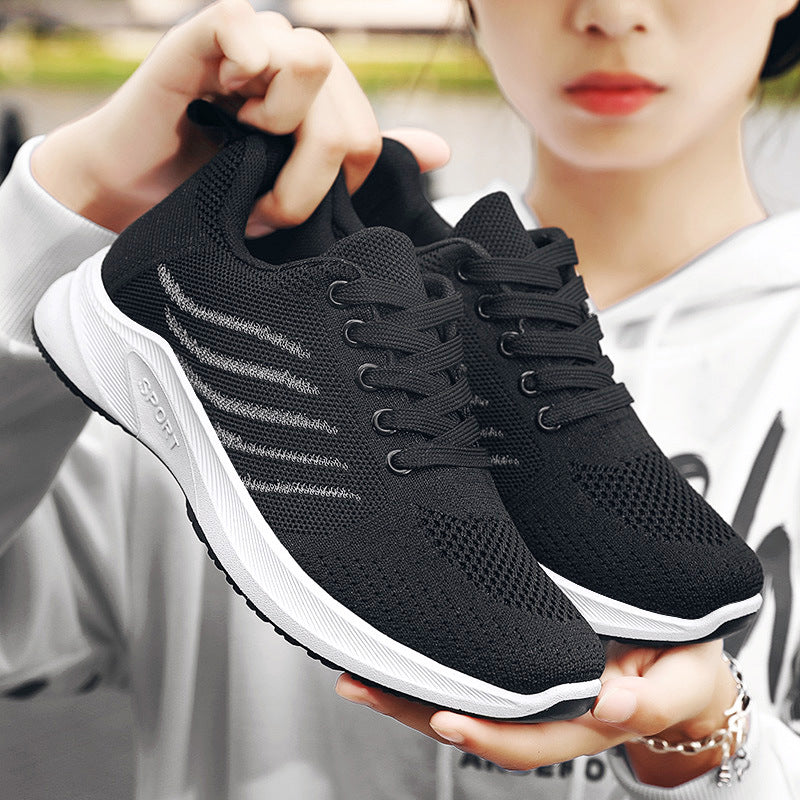 Dame Sporty Sneakers med åndbart mesh-overmateriale og komfortabelt støddæmpningssystem Stilla