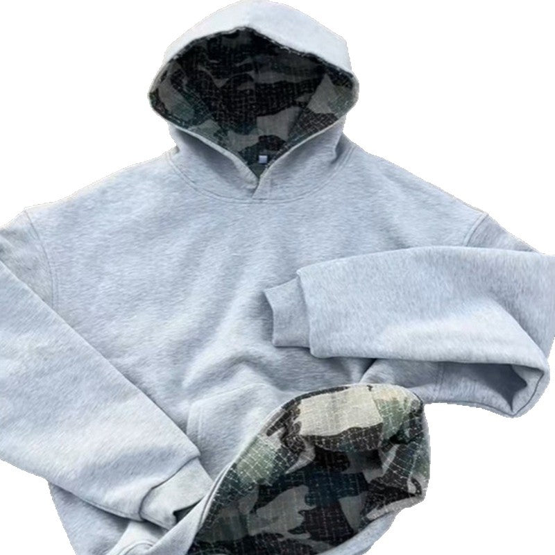 Kvinders hættejakke med camoufleret foer indeni Stilla