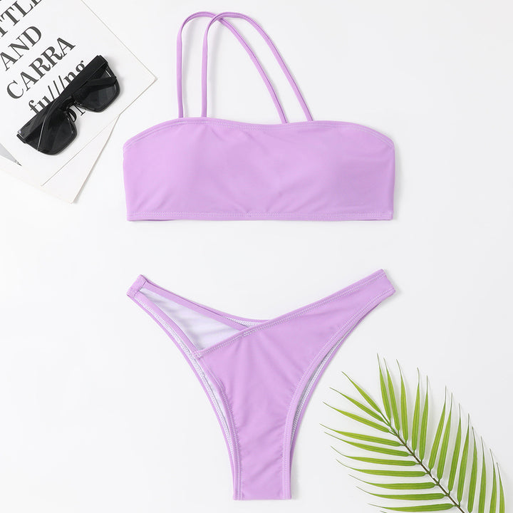 Dame Bandeau bikini-sæt med stropper Stilla