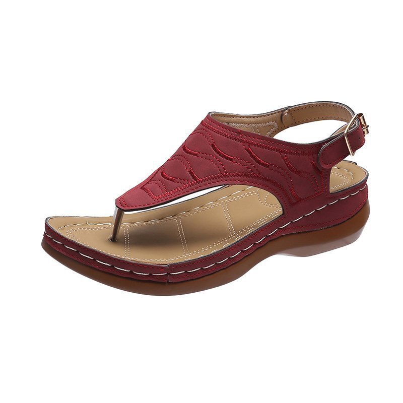 Dame Komfortable Tå-sandal med ergonomisk såldesign og moderne remdesign Stilla