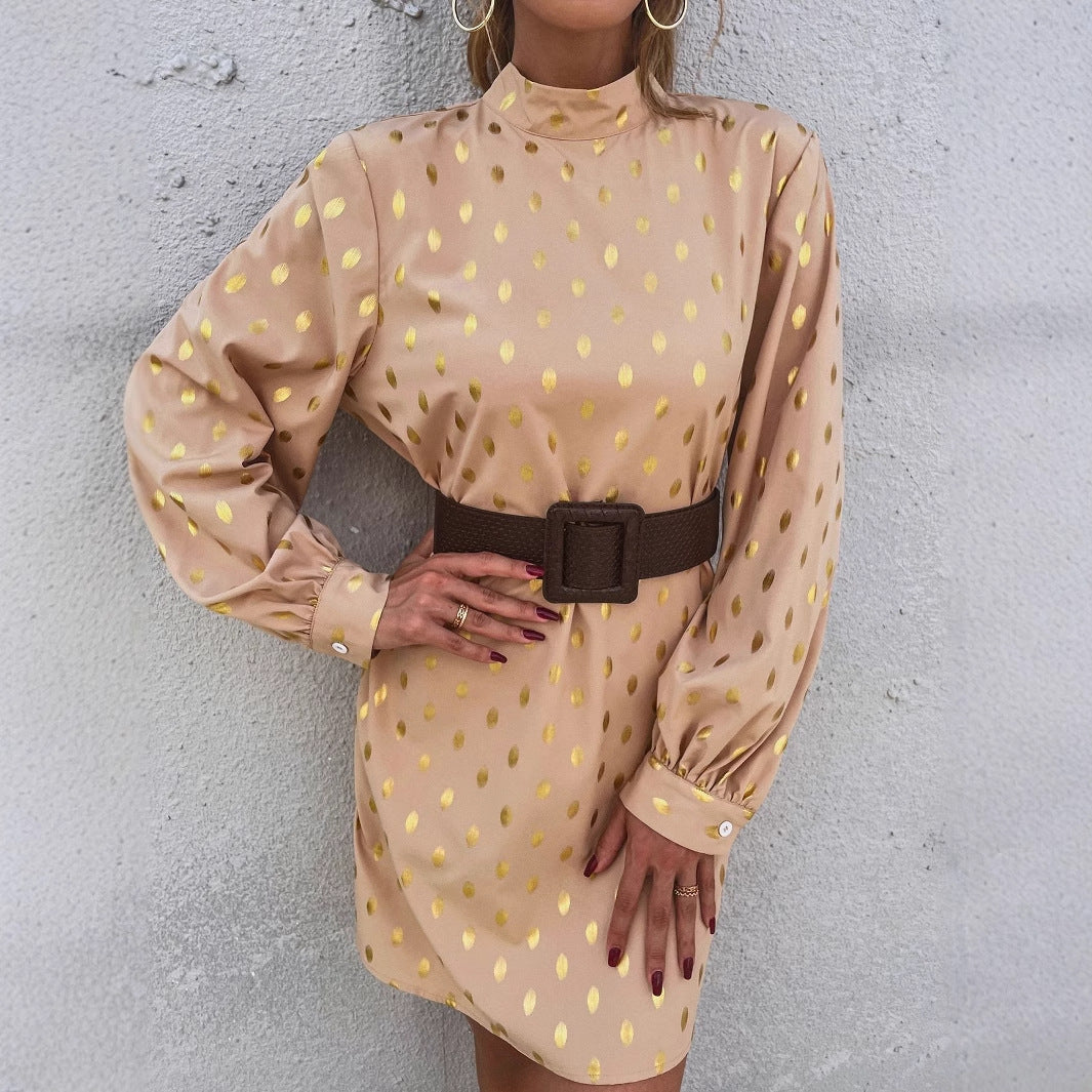 Damer elegant mini kjole med skinnende accenter og afslappet snit Stilla