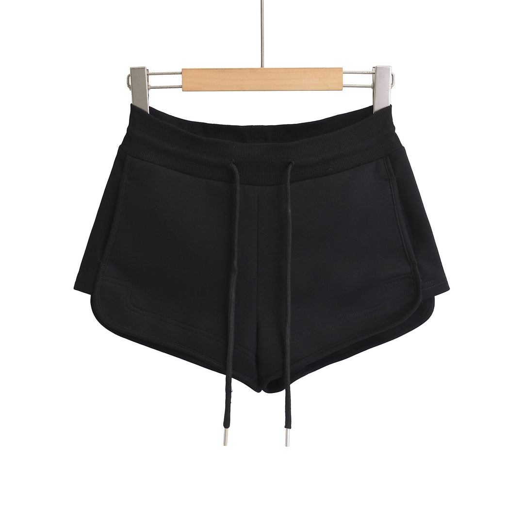Dame Sporty fritidsshorts med justerbar snøre og afslappet design Stilla