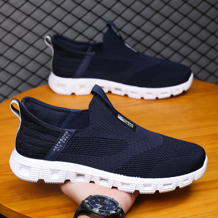 Dame Komfortable Slip-On Sneakers med åndbart strikmateriale Stilla