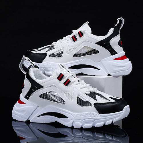 Dame Sporty High-Top Sneakers med åndbare netpartier Stilla