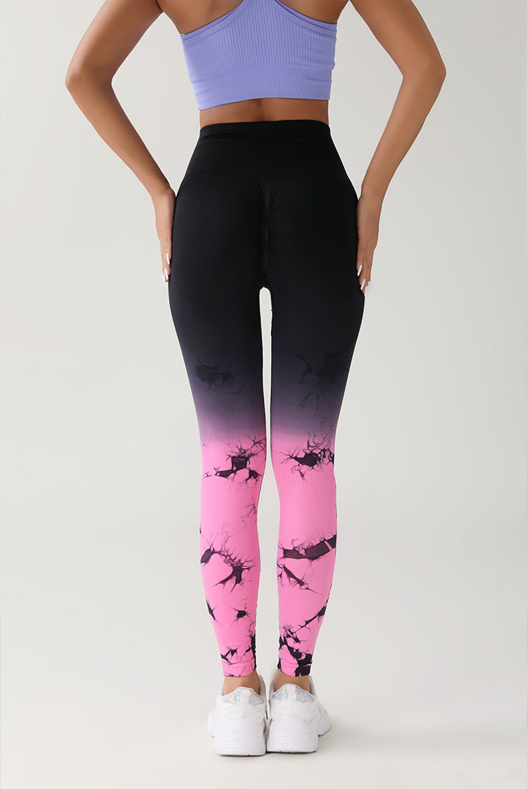 Dame Højfunktionelle Sportleggings med dynamisk Mønster Stilla