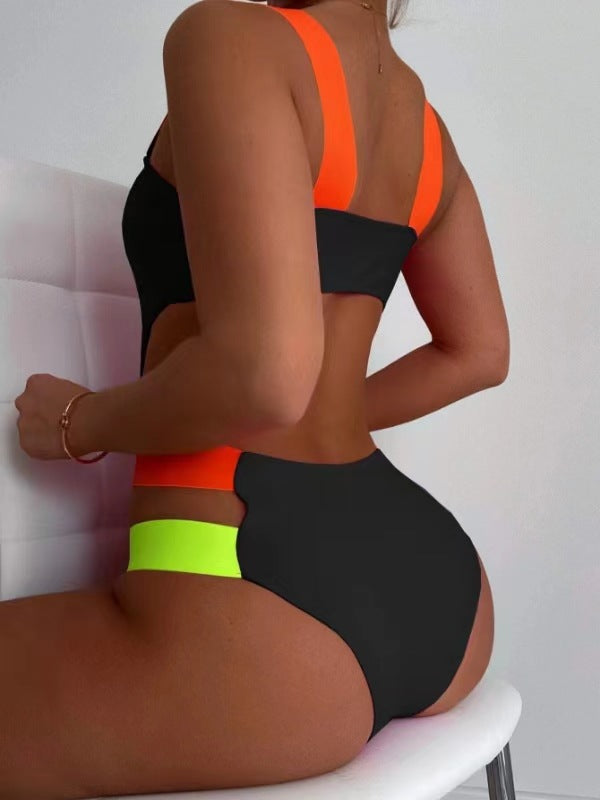 Damer Sporty Cut-Out Éntailer Badedragt Skovae