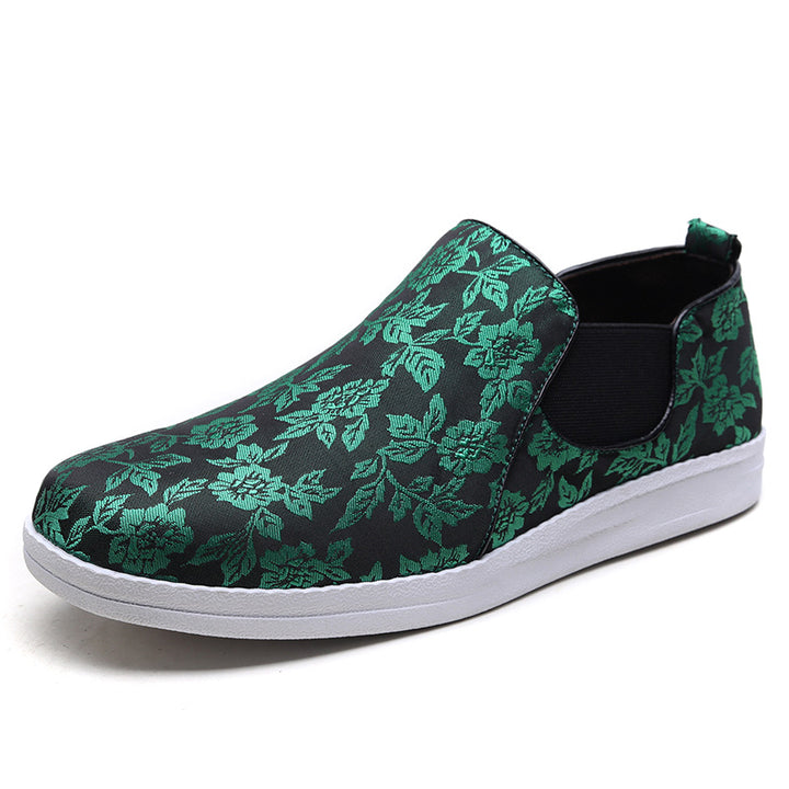 Herre Elegant Blomster Slip-On Sneakers Stilla