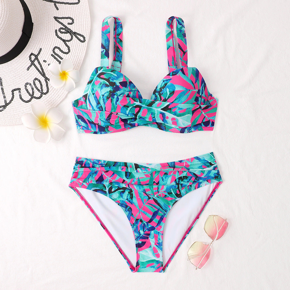 Dame Vibrant Højt støtte-Bikini-sæt Stilla