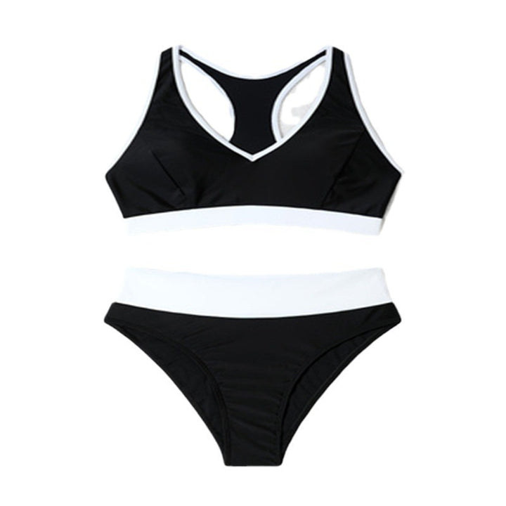 Dame Sporty Bikini-Sæt med høj talje Skovae