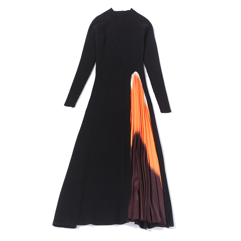 Dame Elegant Fald Midi Kjole Stilla