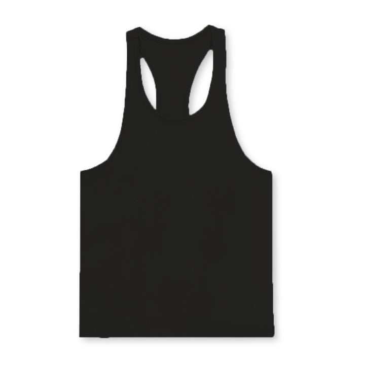 Herrer Sportligt Muskelshirt med Racerback-design Stilla