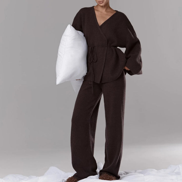Kvinders lounge sæt med afslappet kimono top og behagelige bukser Stilla