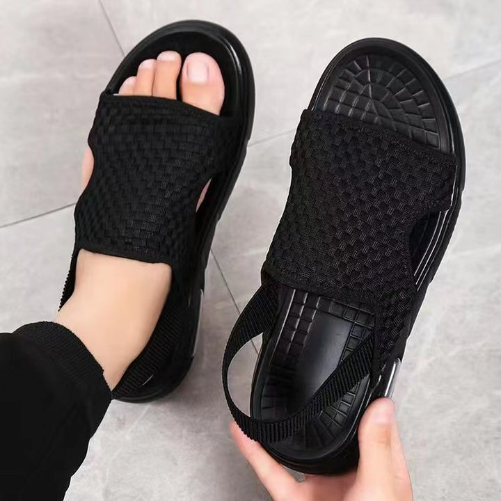 Dame Sporty Fritids-sandaler med luftig mesh-overflade og dæmpende sål Stilla