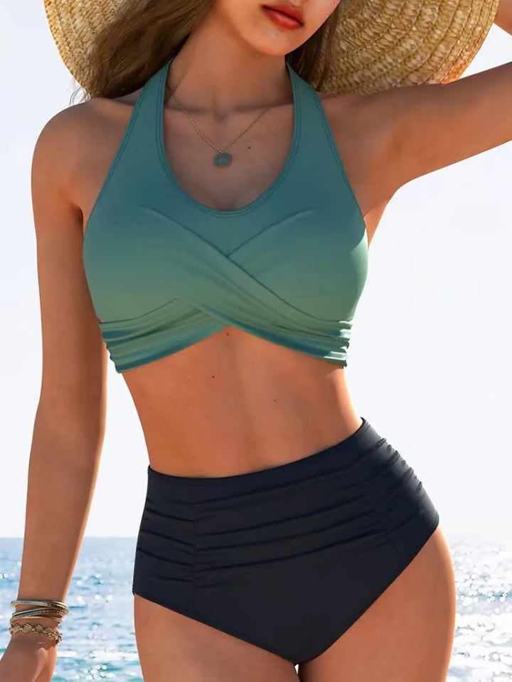 Dame Højtaljet Bikini Stilla