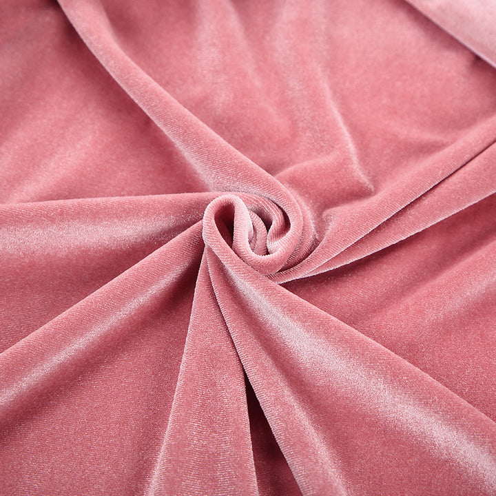 Dame Fleece-nattøj sæt med komfortabel morgenkåbe og elegante detaljer Stilla