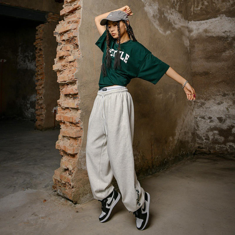 Damer casual sweatpants med sidebogstaver Stilla
