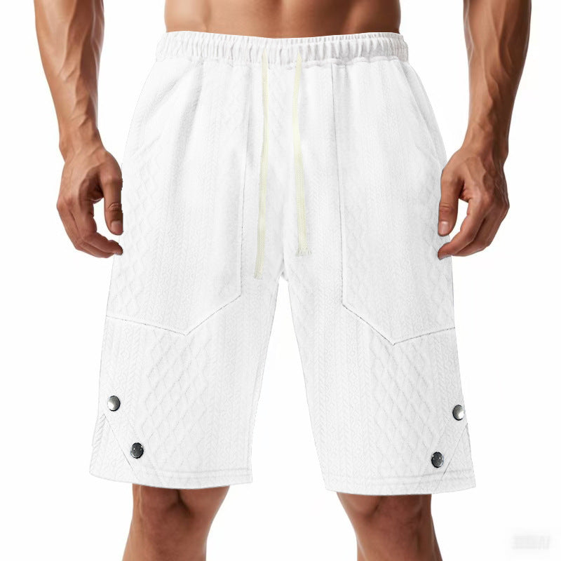 Herrer Cargo-shorts med struktureret design og praktiske lommer Stilla