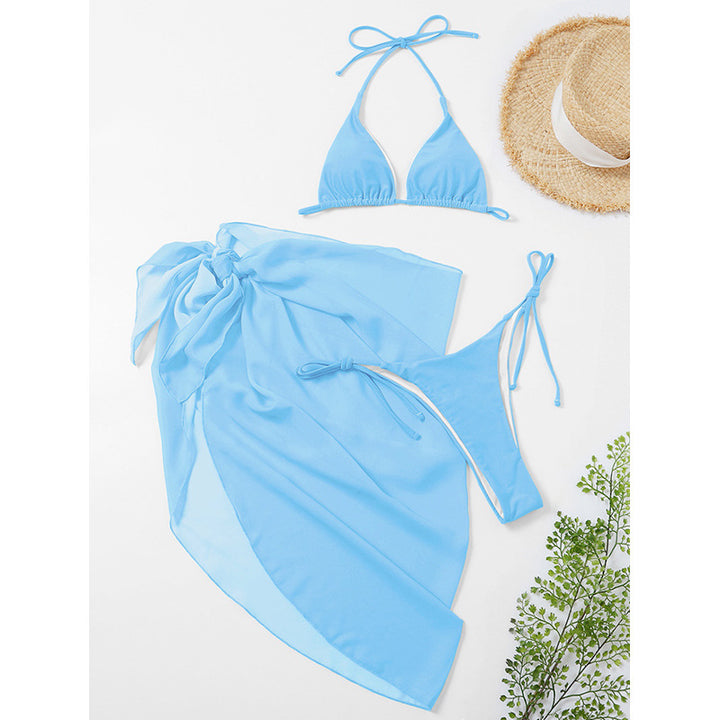 Damer Triangel-Bikini med let overtræk Skovae