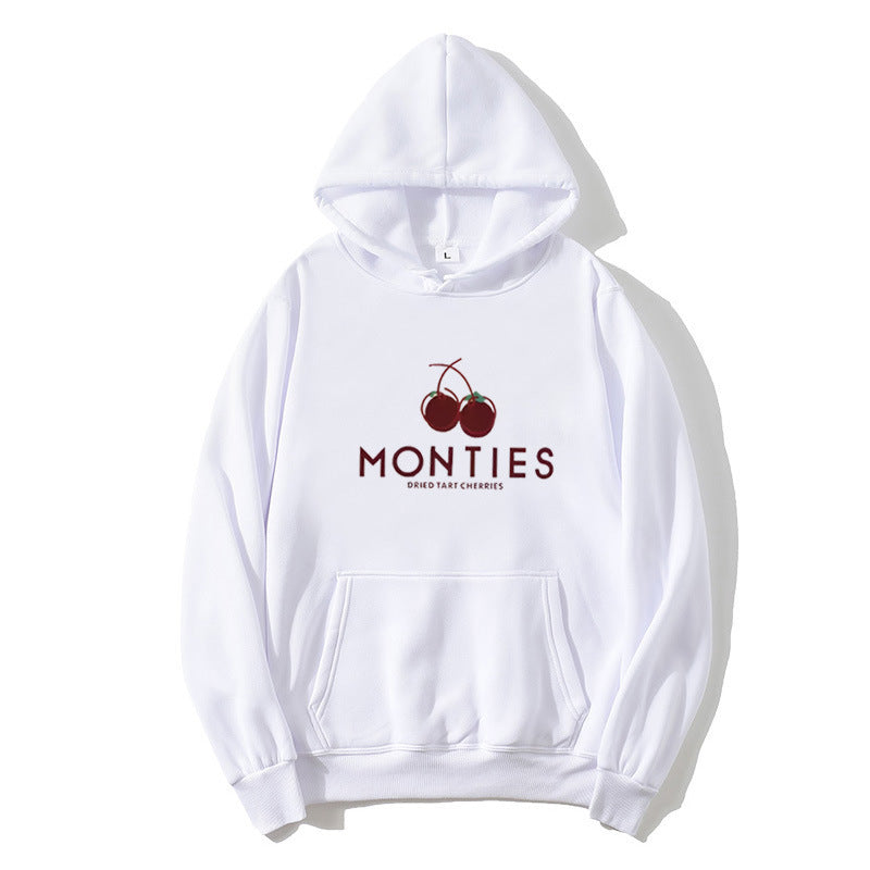 Kvindernes hoodie med frugtagtig logo print Skovae