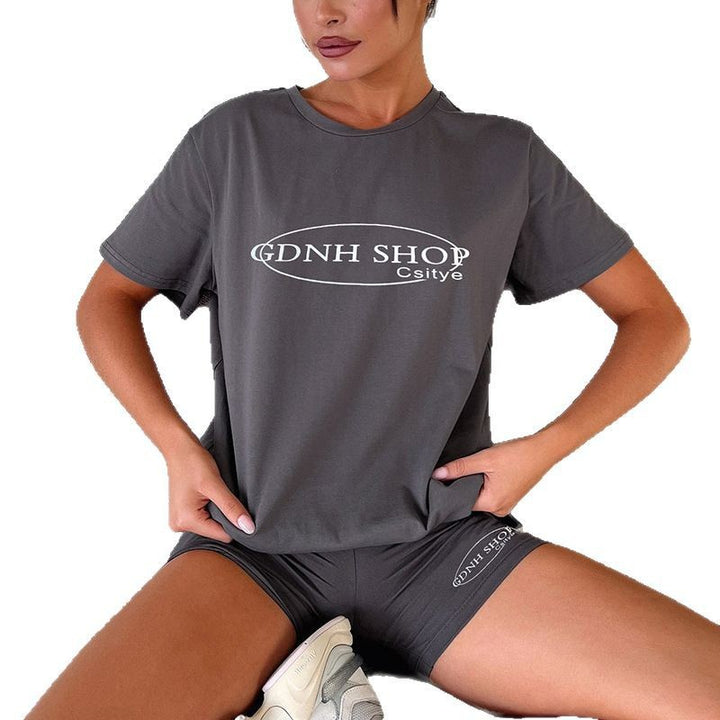 Dame Oversize T-shirt med grafisk print og kvalitetsmateriale Stilla