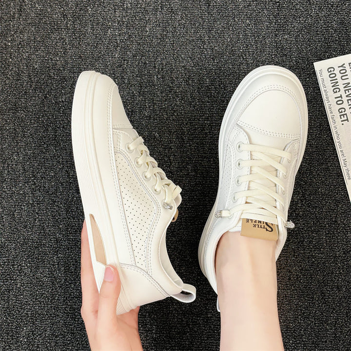 Dame Komfort-sneaker med åndbare overfladematerialer og stødabsorberende teknologi Stilla