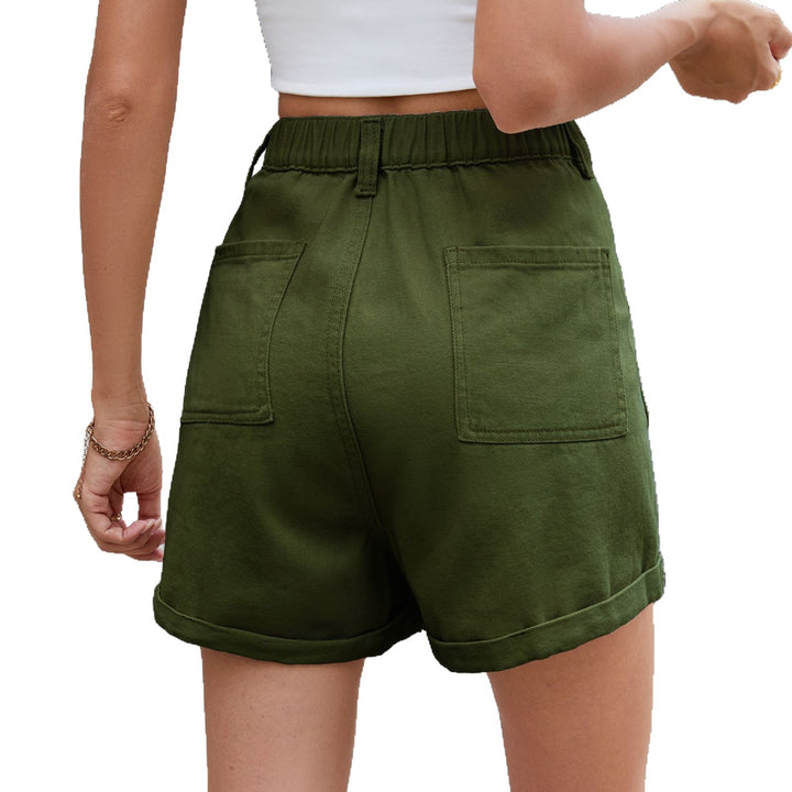 Dame utility-shorts med praktiske lommer og høj talje Stilla