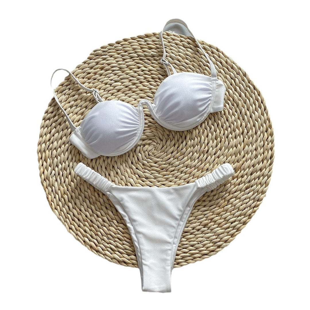 Dame Bikini-sæt med polstret top og justerbare stropper Stilla