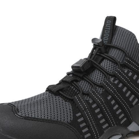 Unisex nan ankelhøj funktions-sneaker med sikkerhedssål, hurtiglukning og profileret gummisål Skovae