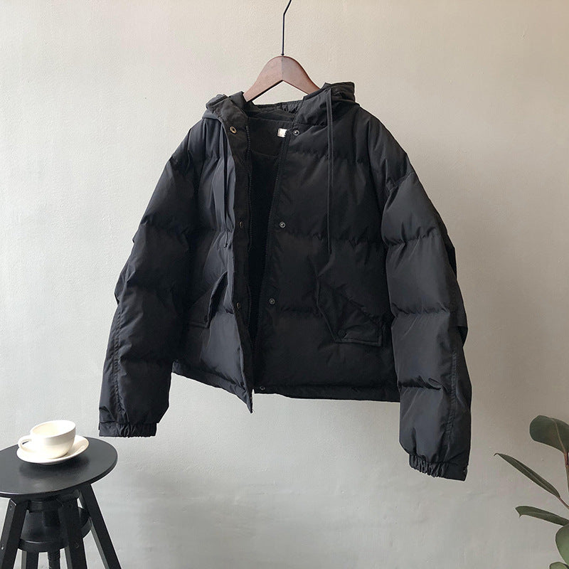 Dame quilted jacket med hætte og praktiske lommer Stilla