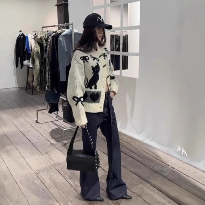 Dame Højskårne Flared Jeans med justerbar Talje Stilla