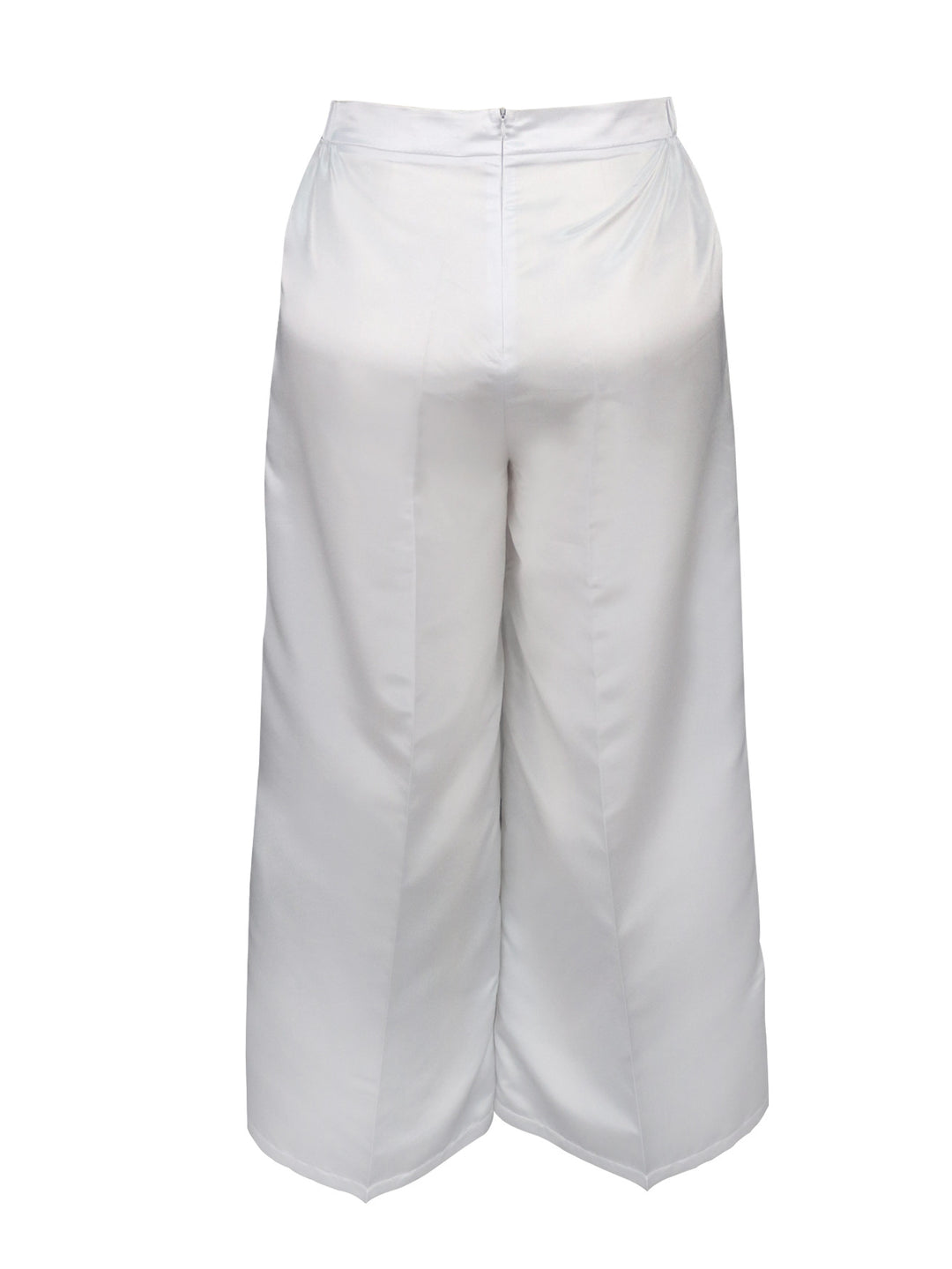Dame Elegant vidt skåret Satin-bukser Skovae