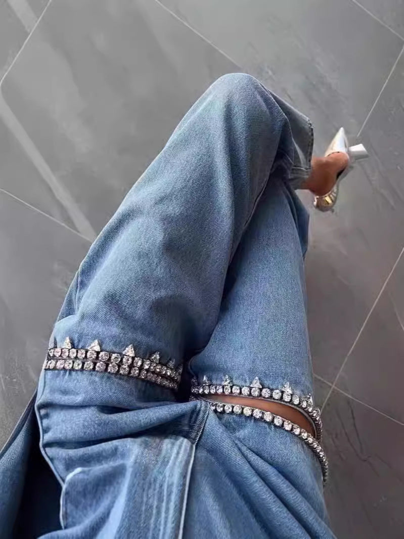 Damejeans med smuk stenudsmykning Stilla