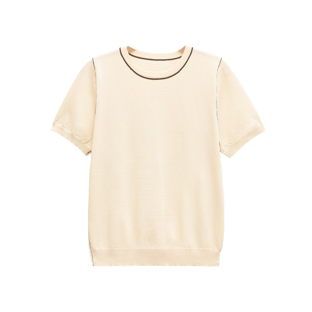 Femme Kortærmet Strikpullover Stilla