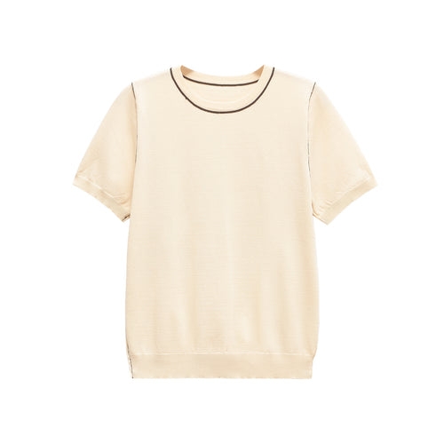 Femme Kortærmet Strikpullover Stilla