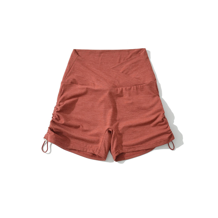 Dame Sporty Shorts med flæsedetalje og justerbar talje Stilla