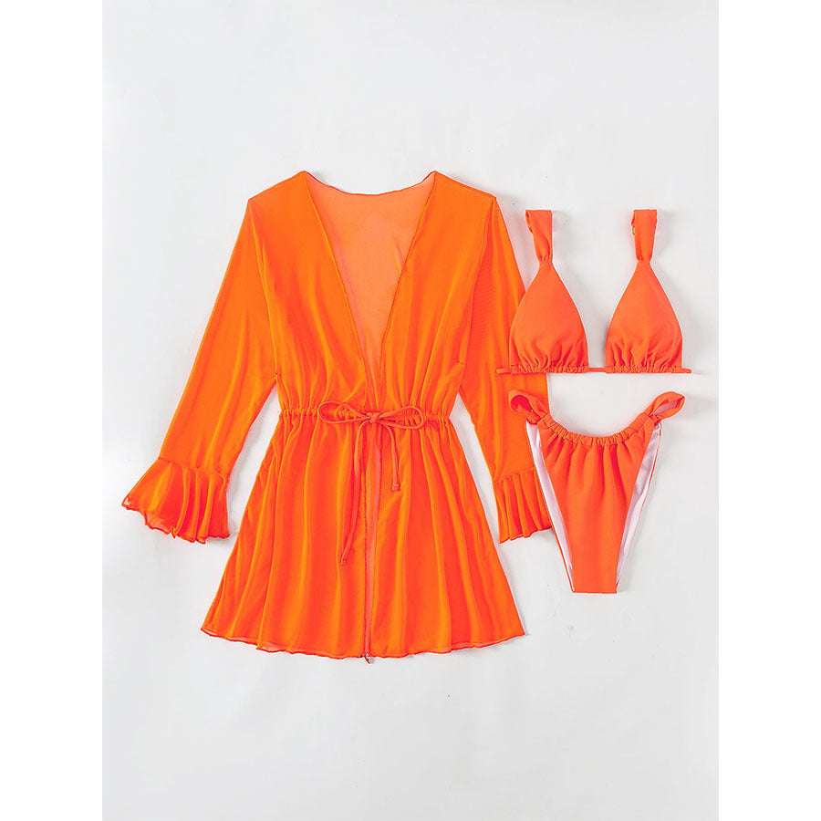 Dame Breezy Wrap Bikini Sæt Stilla