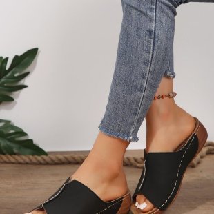 Dame Clogs med blødt fodbart og elegant overmateriale Stilla
