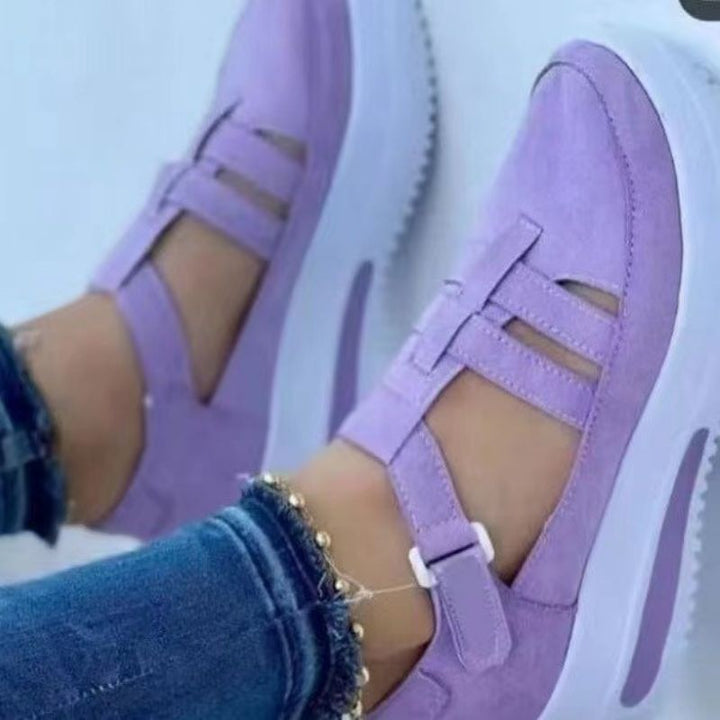Dame fashionable Slip-On Sneakers med ergonomisk remsystem Stilla