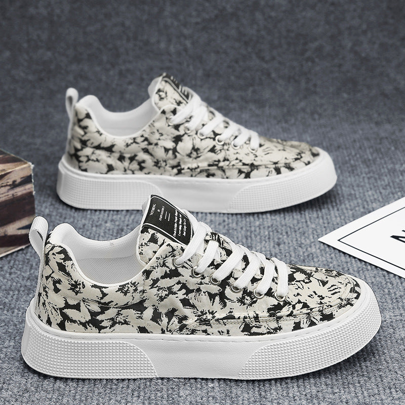 Femme Stilfulde Blomstertryks Sneaker Stilla