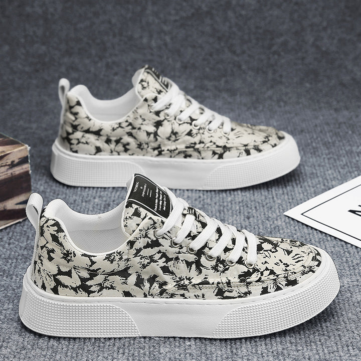 Femme Stilfulde Blomstertryks Sneaker Stilla