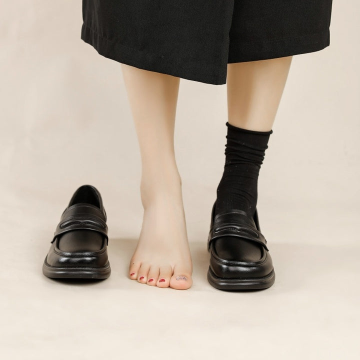 Femme Comfort Læder Slip-On Loafers med forbedret bueunderstøttelse Stilla