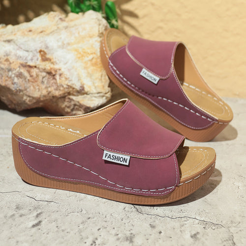 Dame Bequem Clogs med Plateau og moderigtigt Design Stilla
