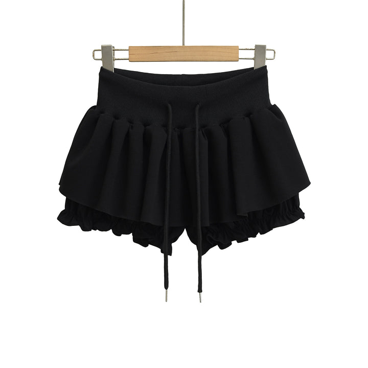 Dame rynkede shorts med justerbar talje Stilla