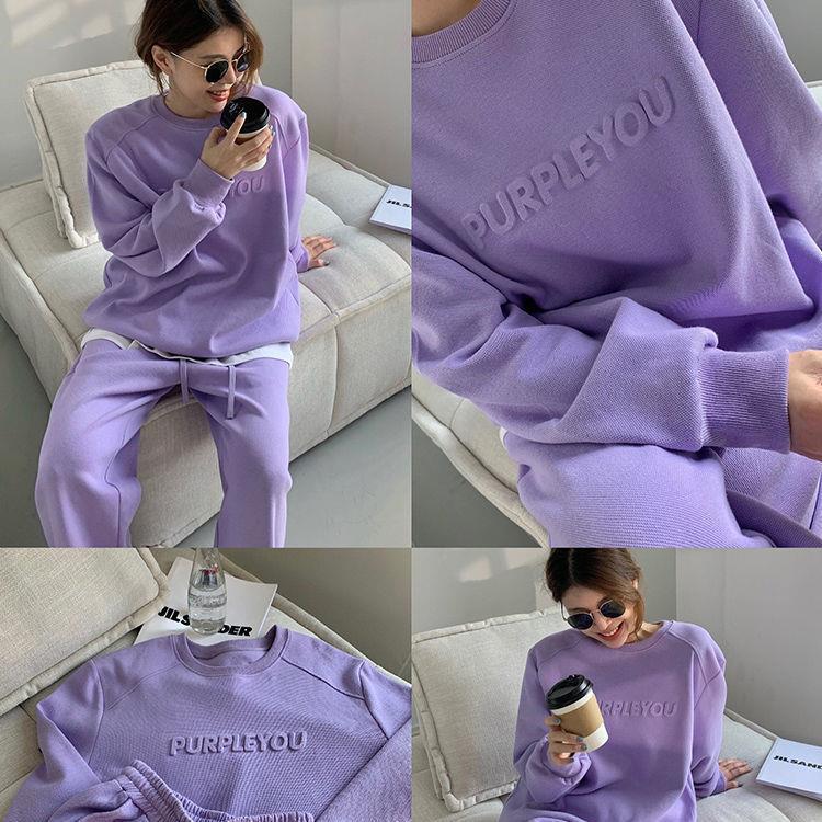 Kvinders Urban Lounge Outfit med oversized sweatshirt og afslappede joggers Skovae